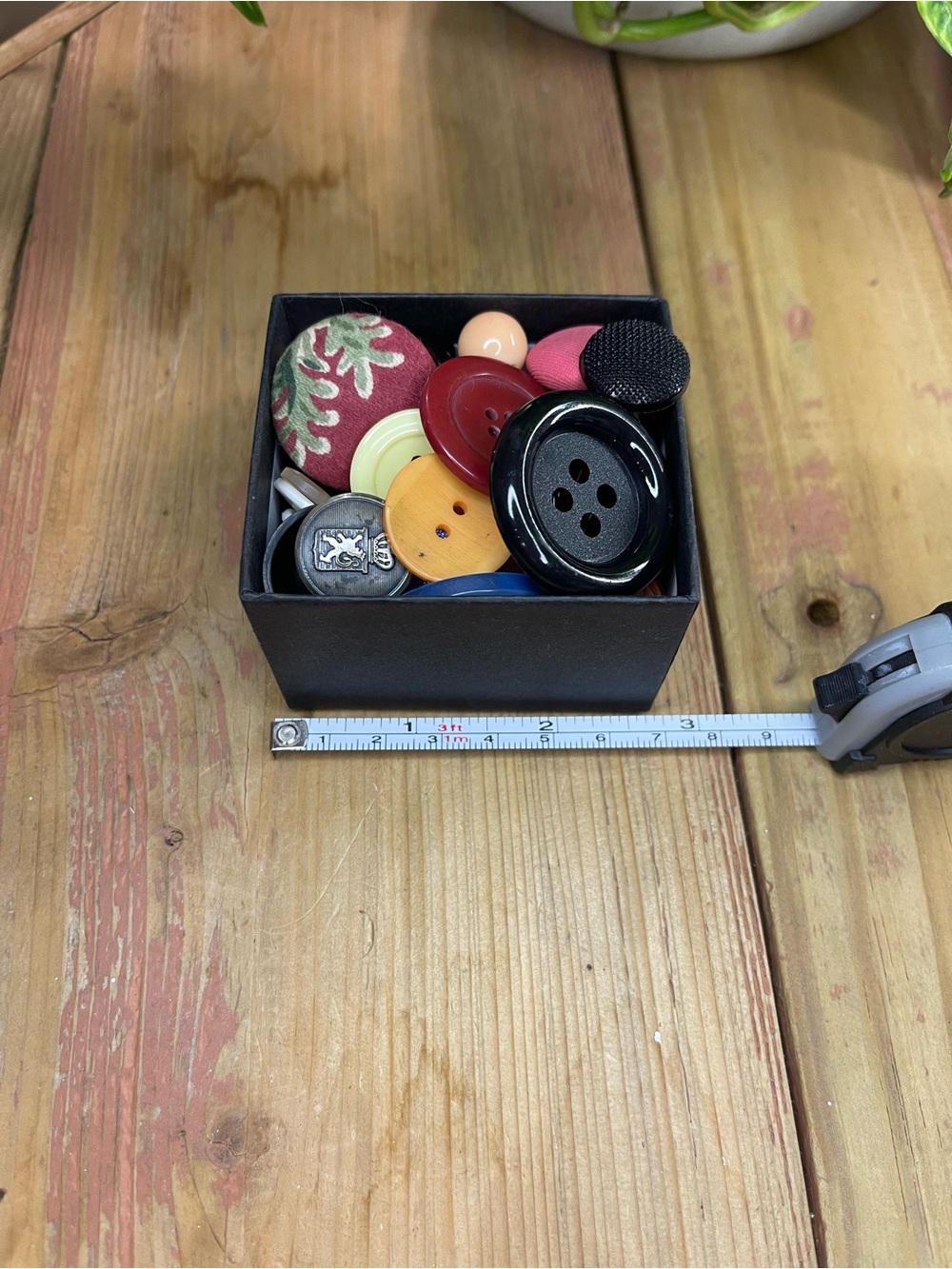 Mystery box of vintage Buttons Storage - Multi-Color Small Box